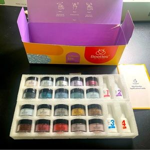 Beetles 20 color dip nail polish kit
